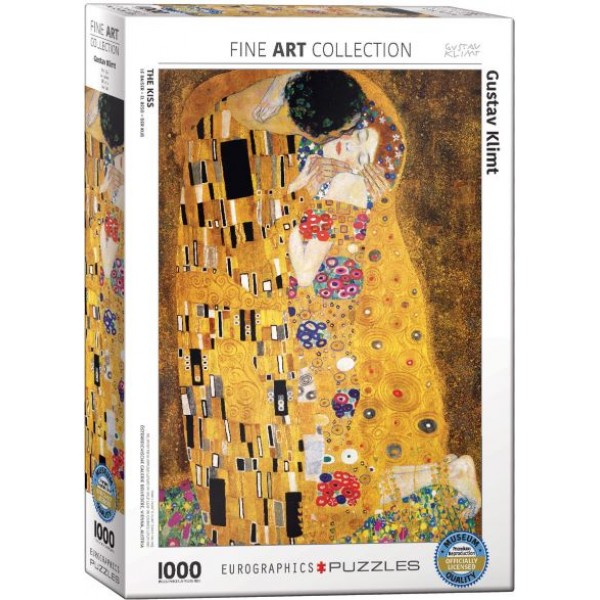 Pocałunek, Klimt (1000el.) - Sklep Art Puzzle